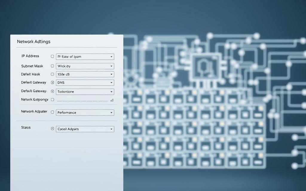 network adapter settings